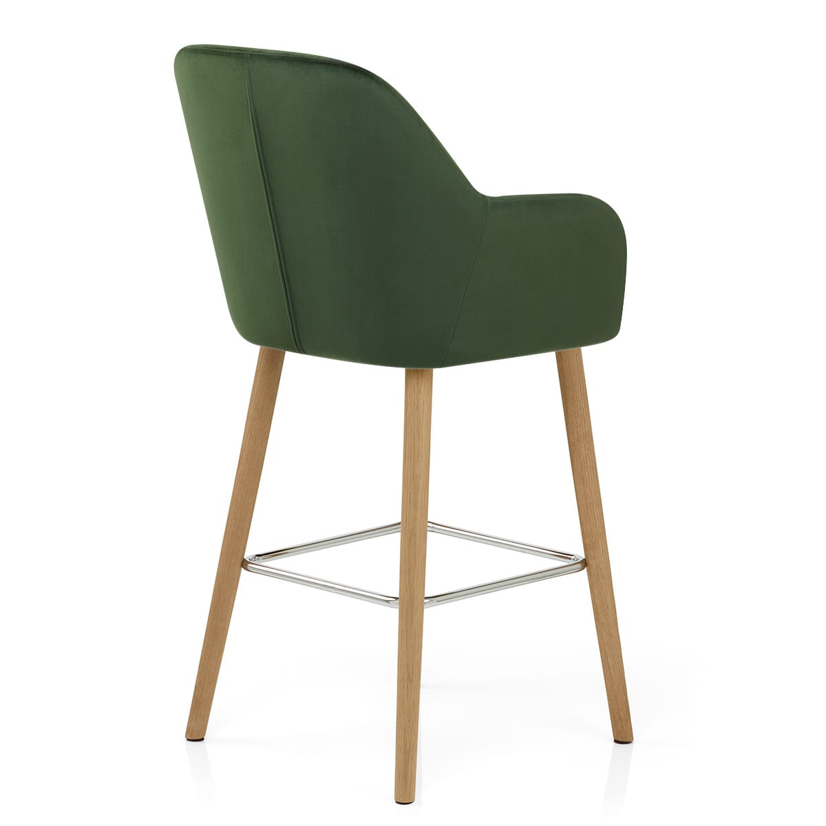 Sgabello Velluto Legno - Rio Verde