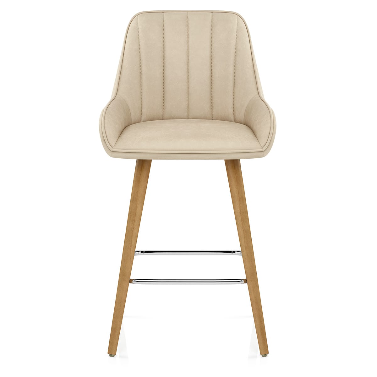 Sgabello Legno - Rosa Crema