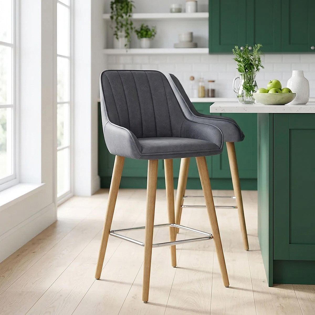 Sgabello Legno - Rosa Blu
