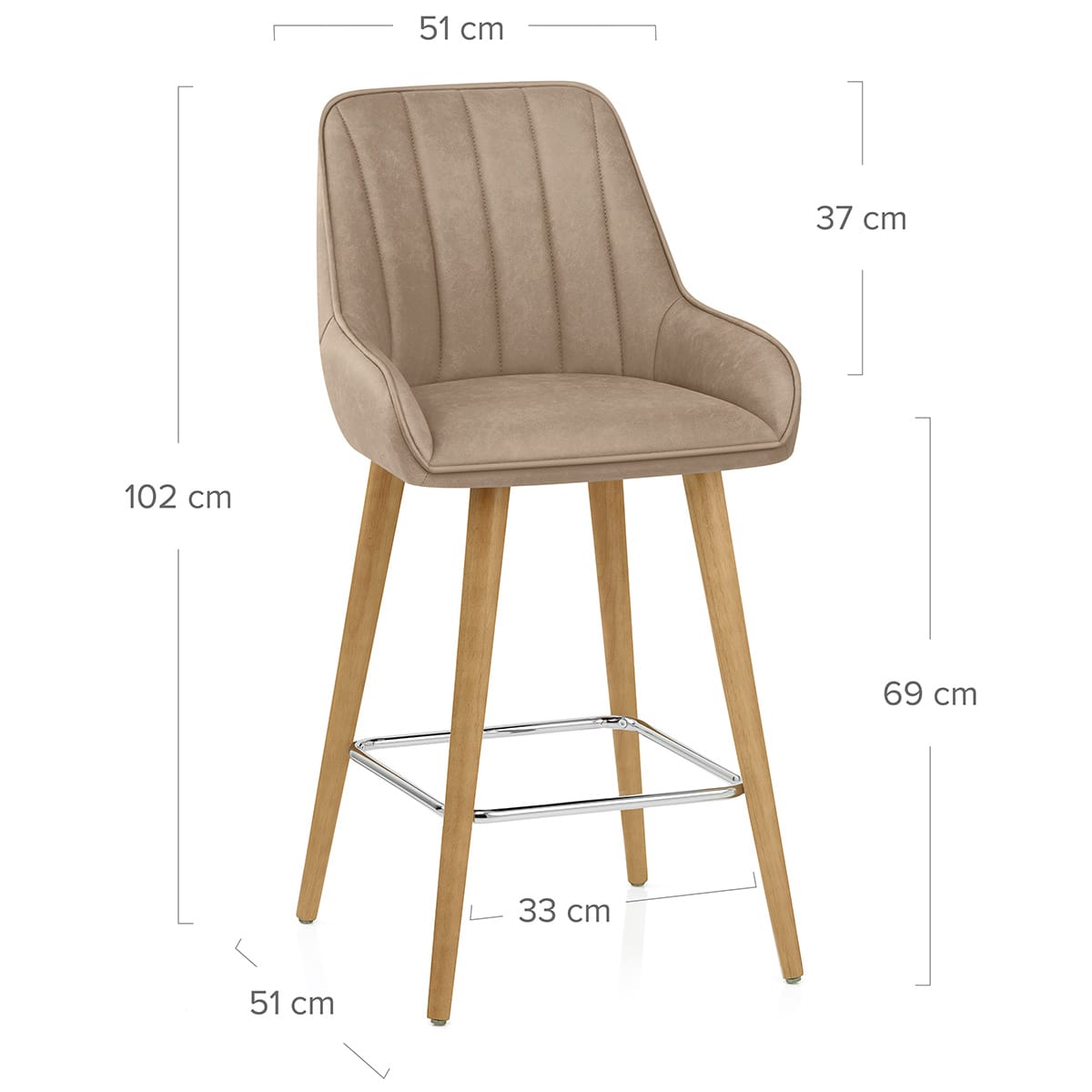 Sgabello Legno - Rosa Talpa