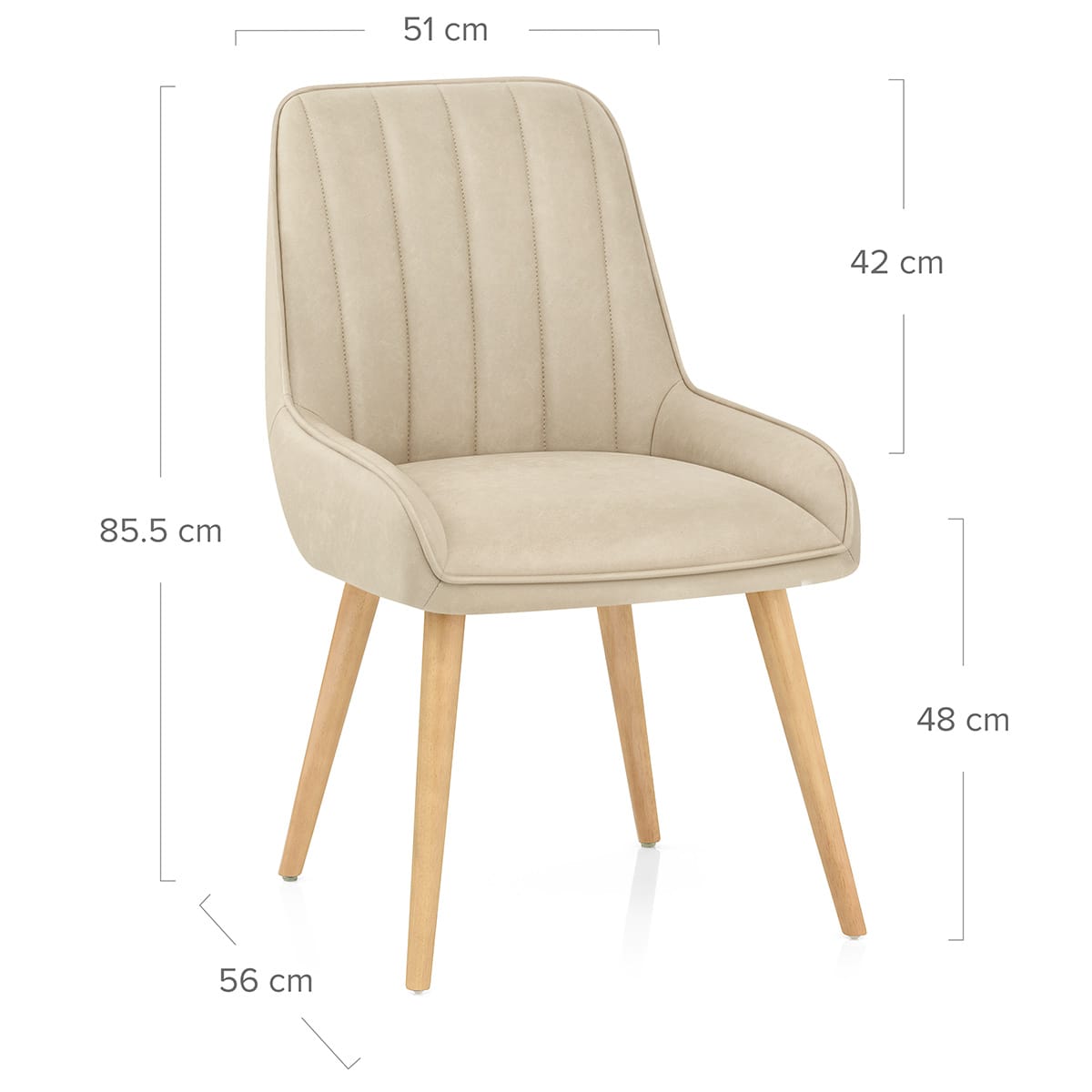 Sedia Legno - Rosa Crema