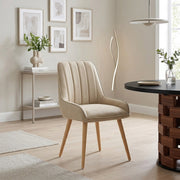 Sedia Legno - Rosa Crema