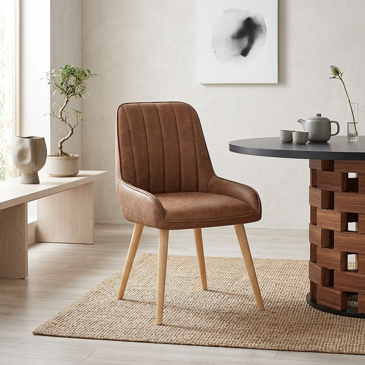 Sedia Legno - Rosa Marrone