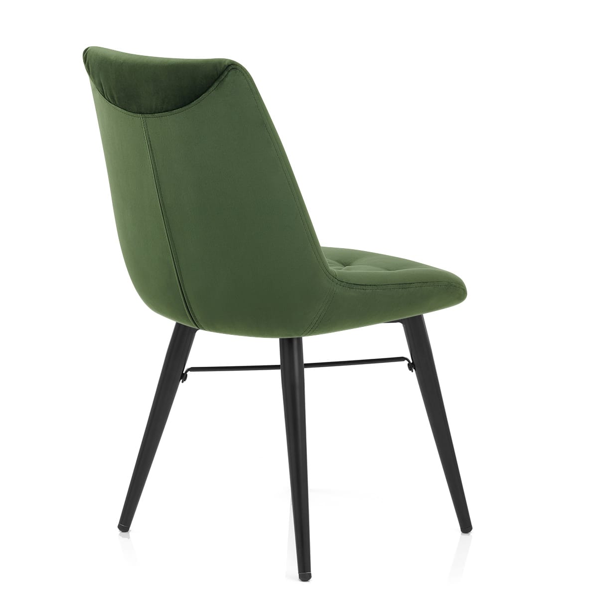 Sedia da pranzo Velluto Metallo - Roxy Verde