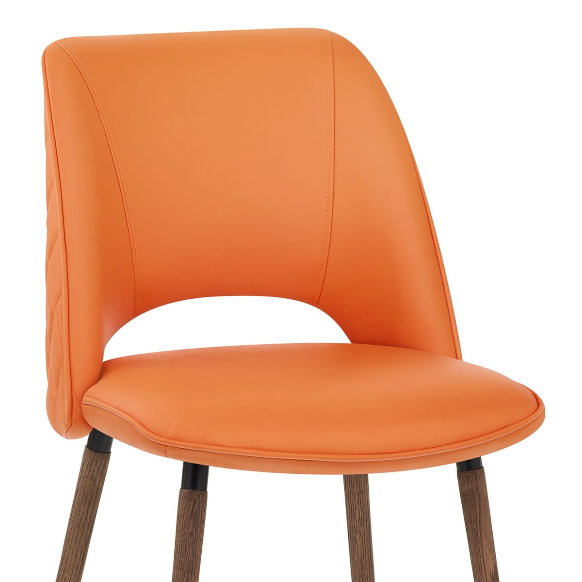 Sedia Vera Pelle - Santo Arancione