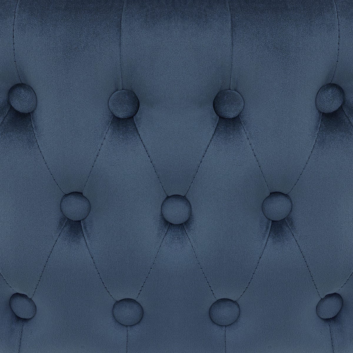 Sgabello Velluto Satinato - Scoop Blu