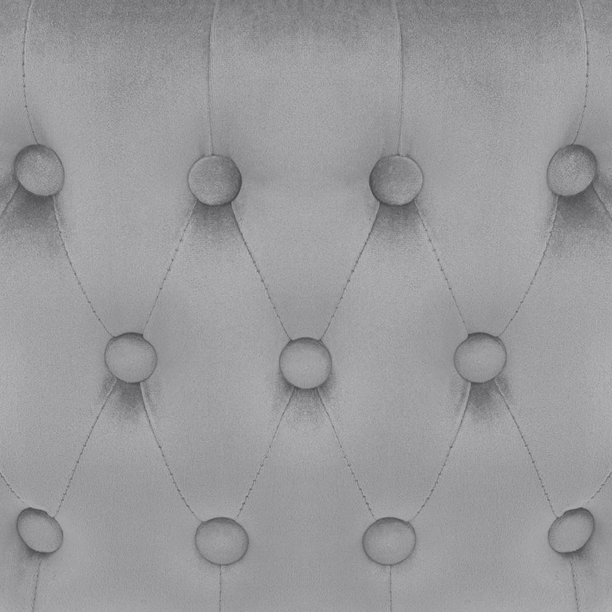 Sgabello Velluto Satinato - Scoop Grigio
