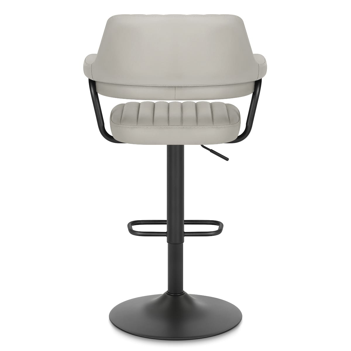 Sgabello Vera Pelle - Scout Grigio