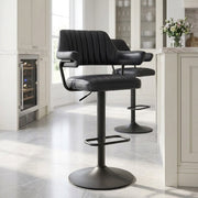 Sgabello Vera Pelle - Scout Grigio Scuro