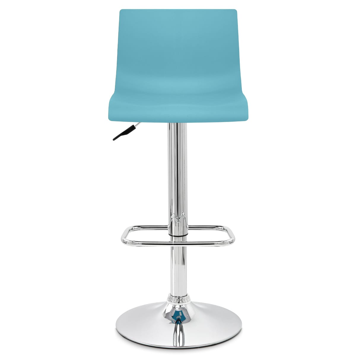Sgabello Resina Cromato - Serena Blu