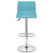 Sgabello Resina Cromato - Serena Blu