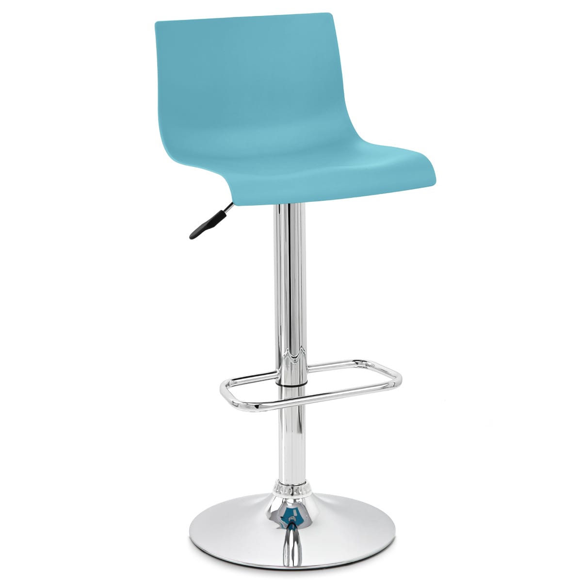 Sgabello Resina Cromato - Serena Blu