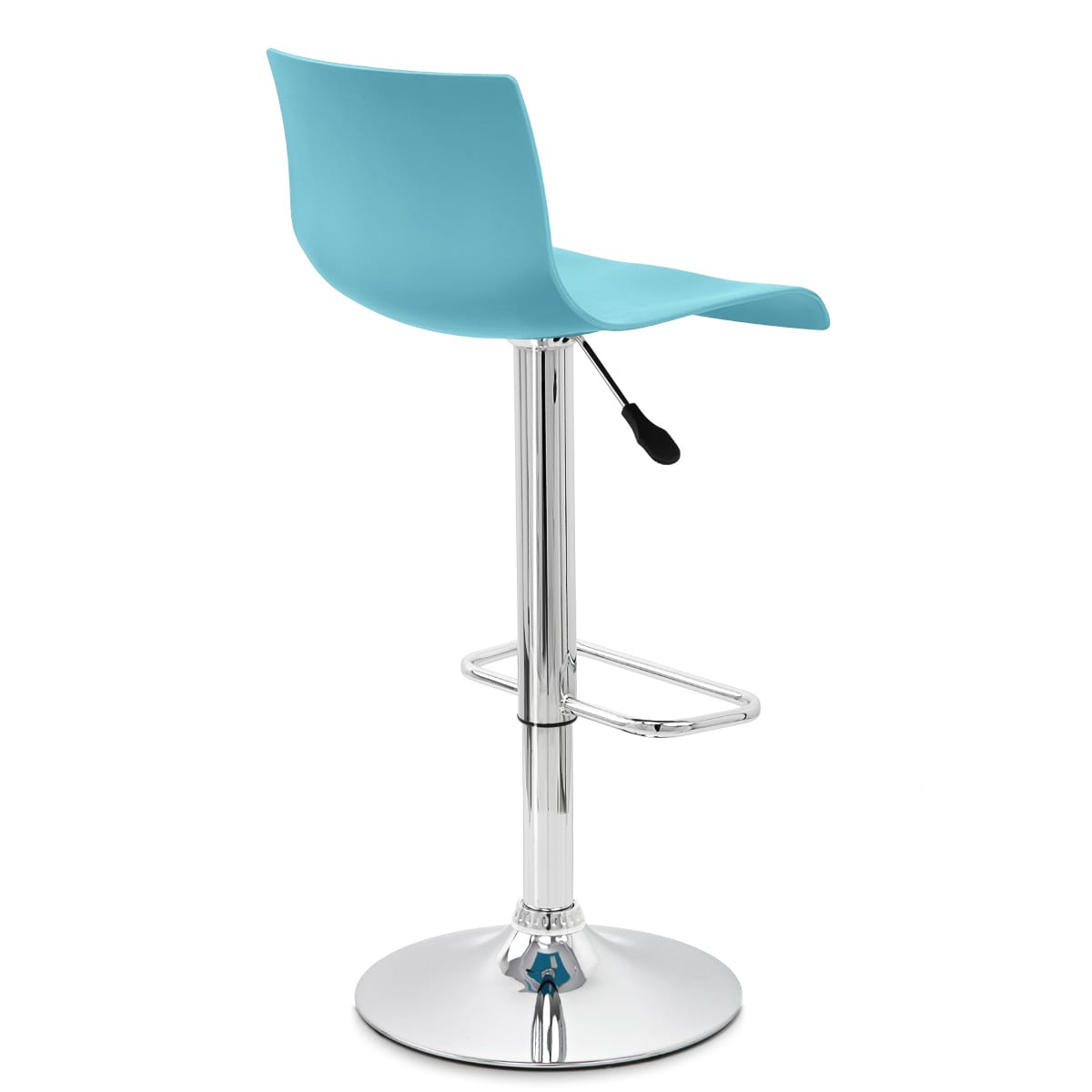 Sgabello Resina Cromato - Serena Blu