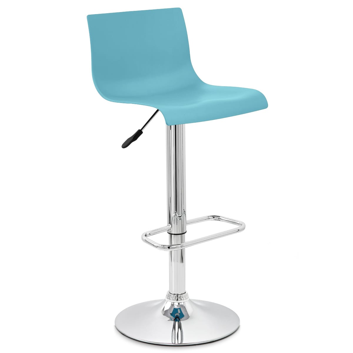 Sgabello Resina Cromato - Serena Blu