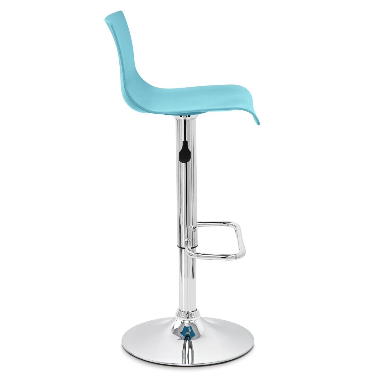 Sgabello Resina Cromato - Serena Blu