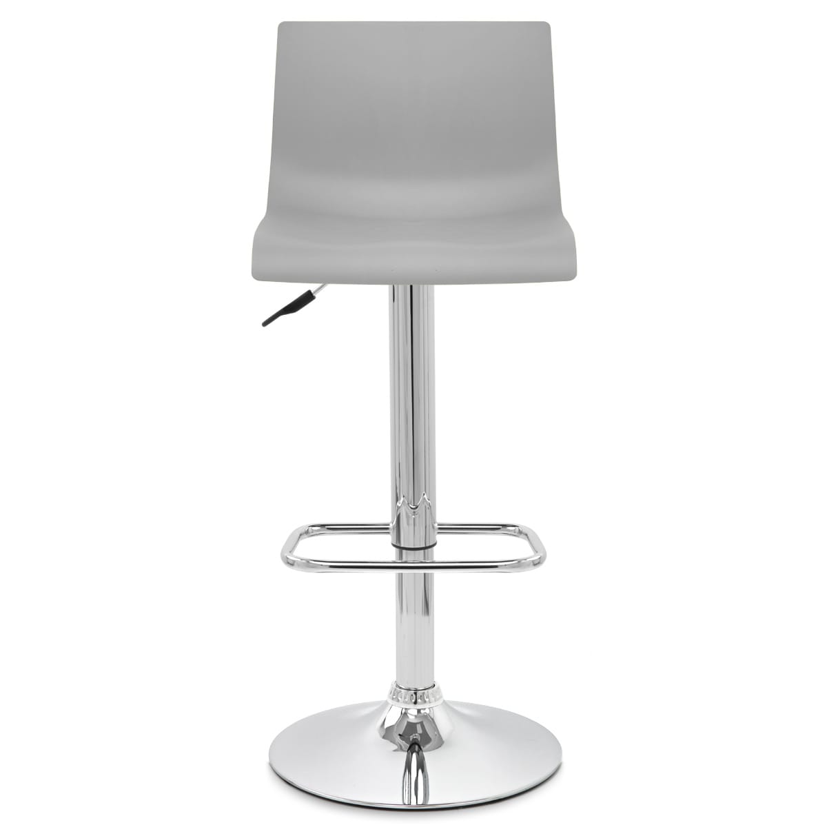 Sgabello Resina Cromato - Serena Grigio
