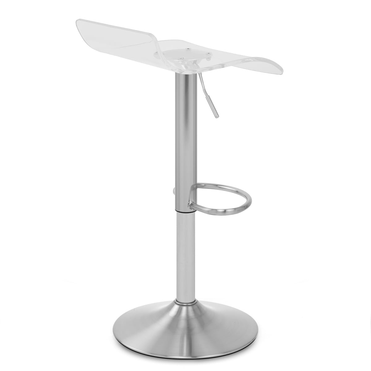 Sgabello Plastica Satinato - Shimmer Trasparente