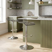 Sgabello Plastica Satinato - Shimmer Grigio