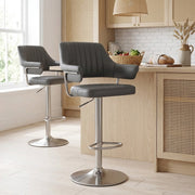 Skyline Brushed PU Grigio scuro