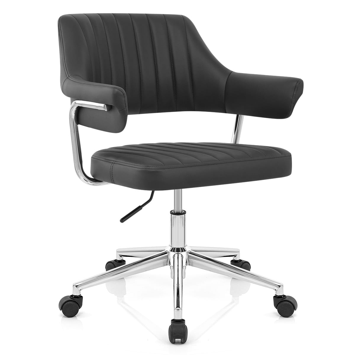 Sedia Da Ufficio Ecopelle - Skyline Nero