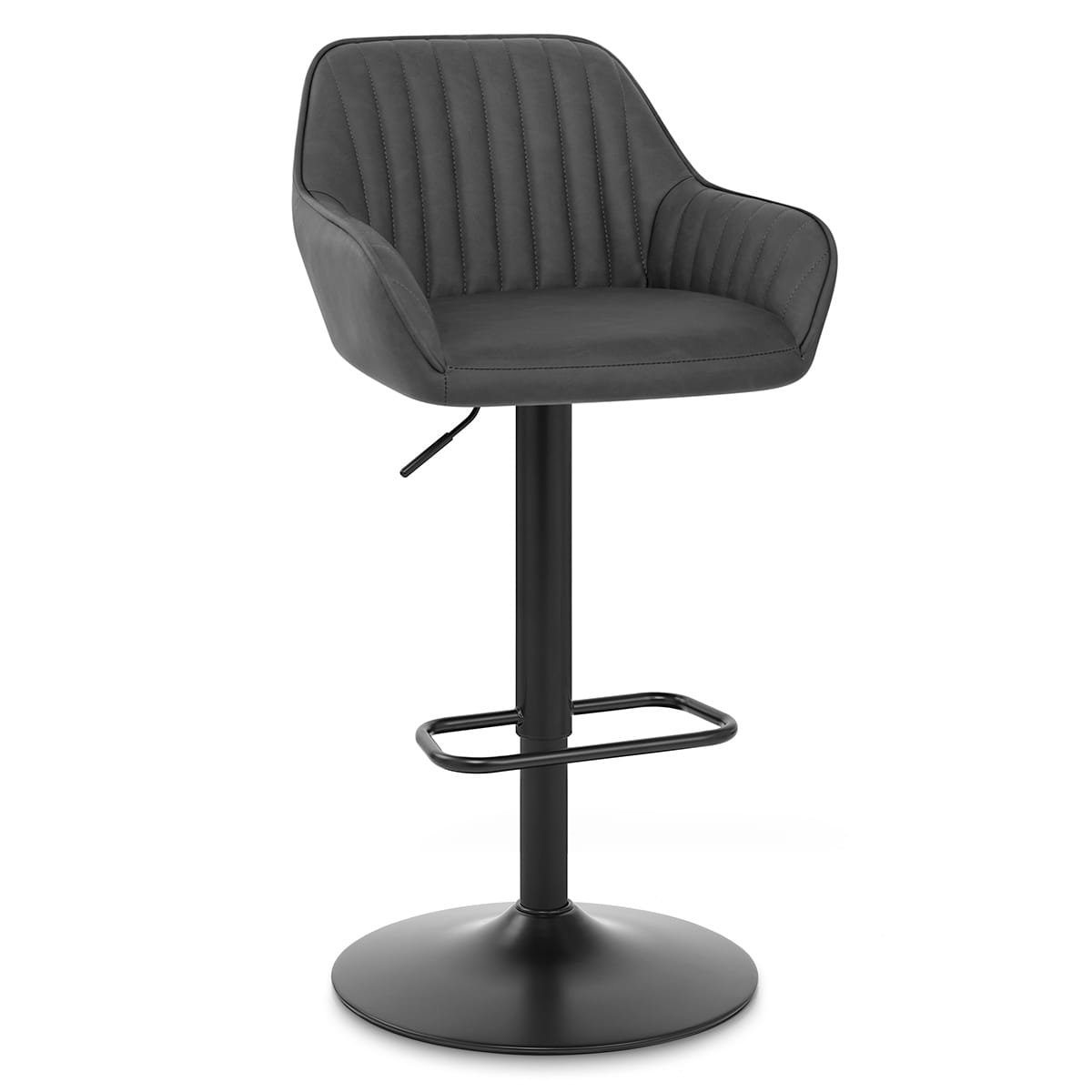 Sgabello Ecopelle - Sol Grigio