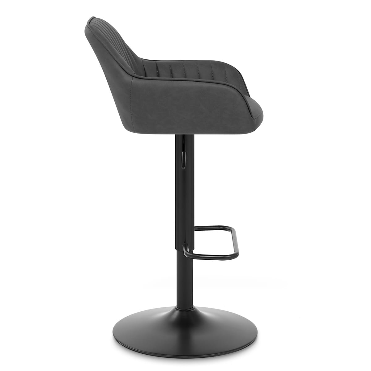 Sgabello Ecopelle - Sol Grigio