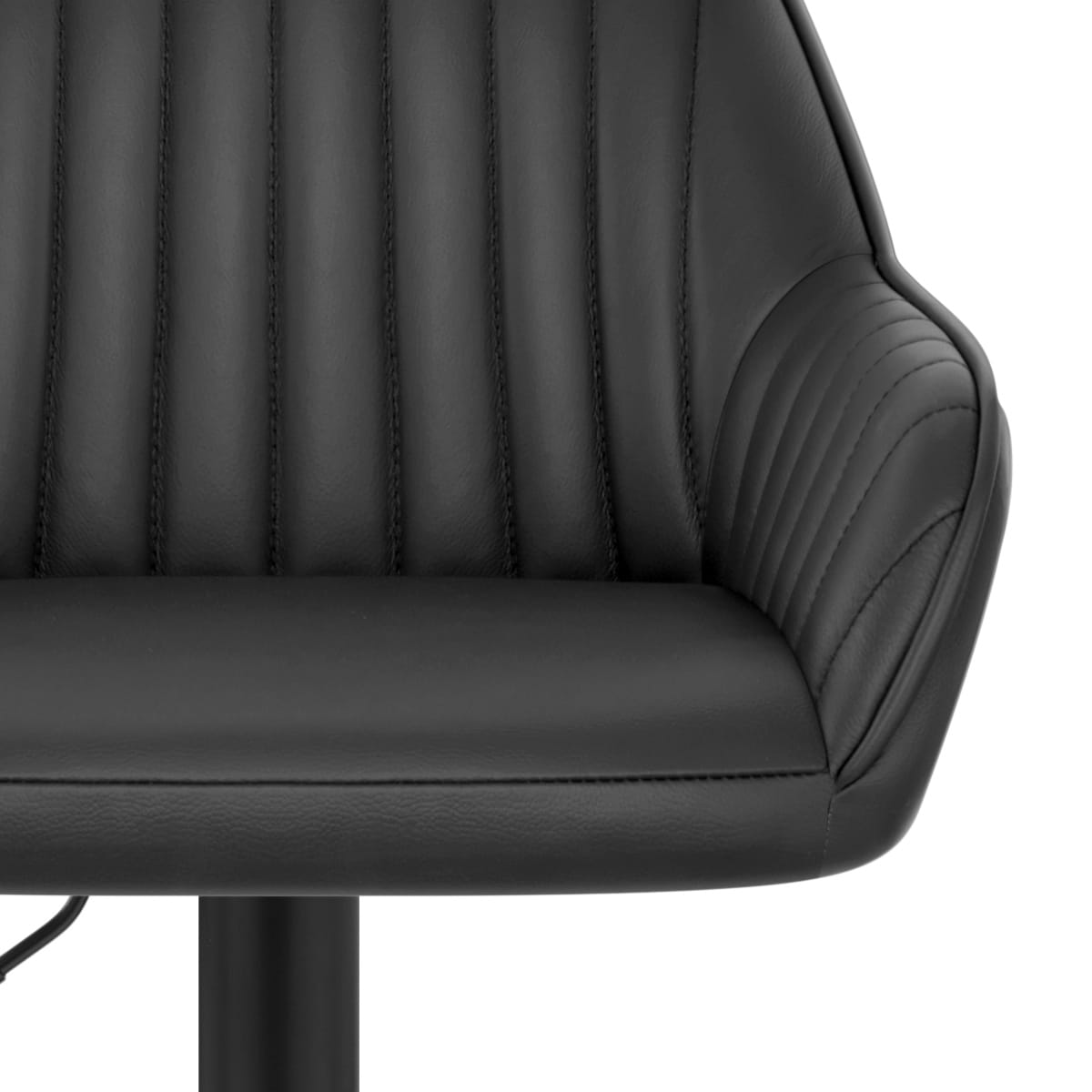 Sgabello Vera Pelle - Sol Nero