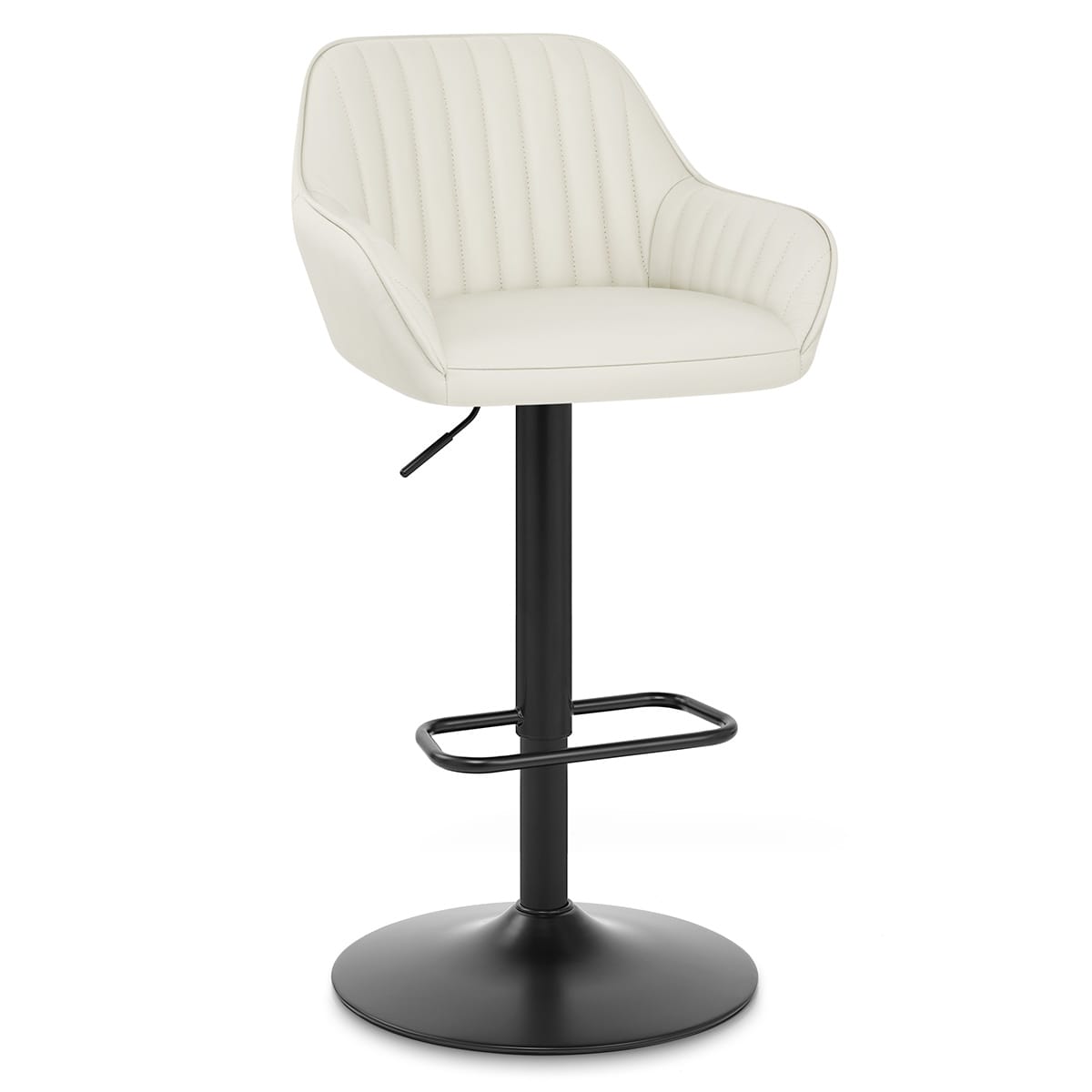 Sgabello Vera Pelle - Sol Crema
