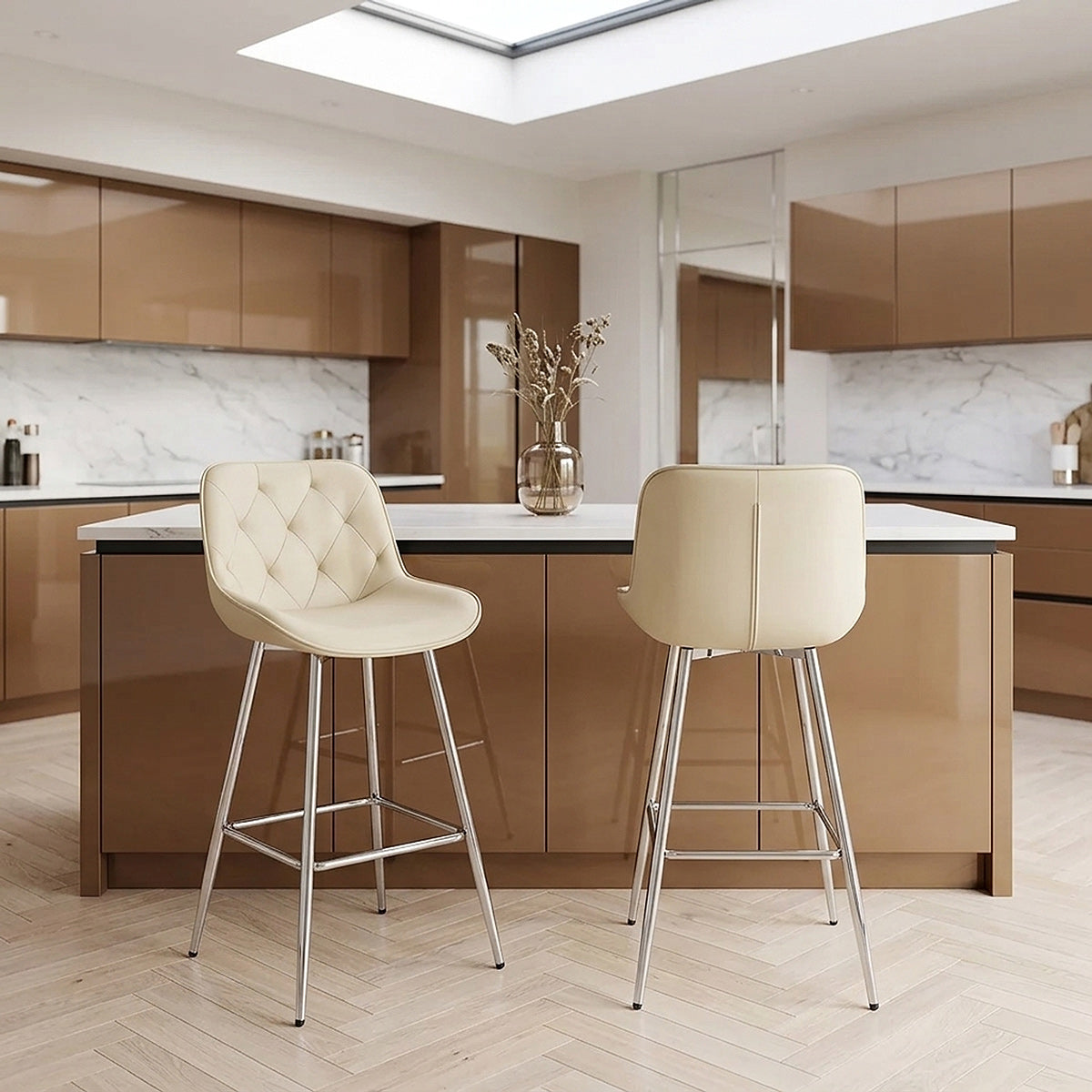 Sgabello Ecopelle - Sprint Crema