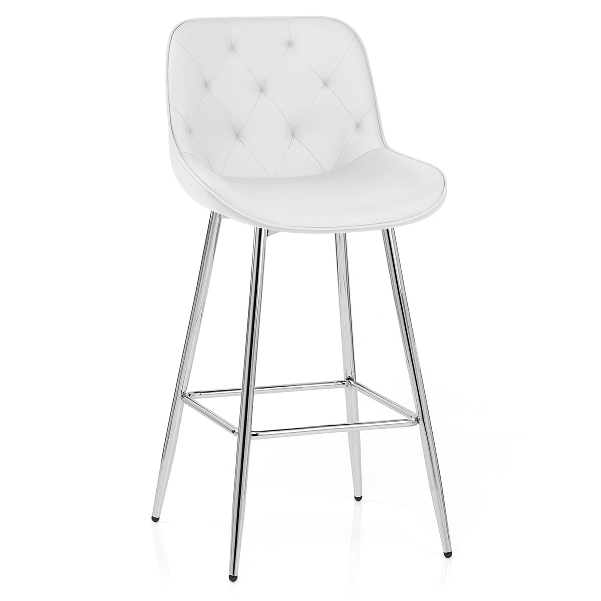 Sgabello Ecopelle - Sprint Bianco