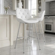 Sgabello Ecopelle - Sprint Bianco