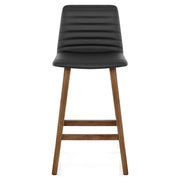 Sgabello Ecopelle Legno - Spritz Nero