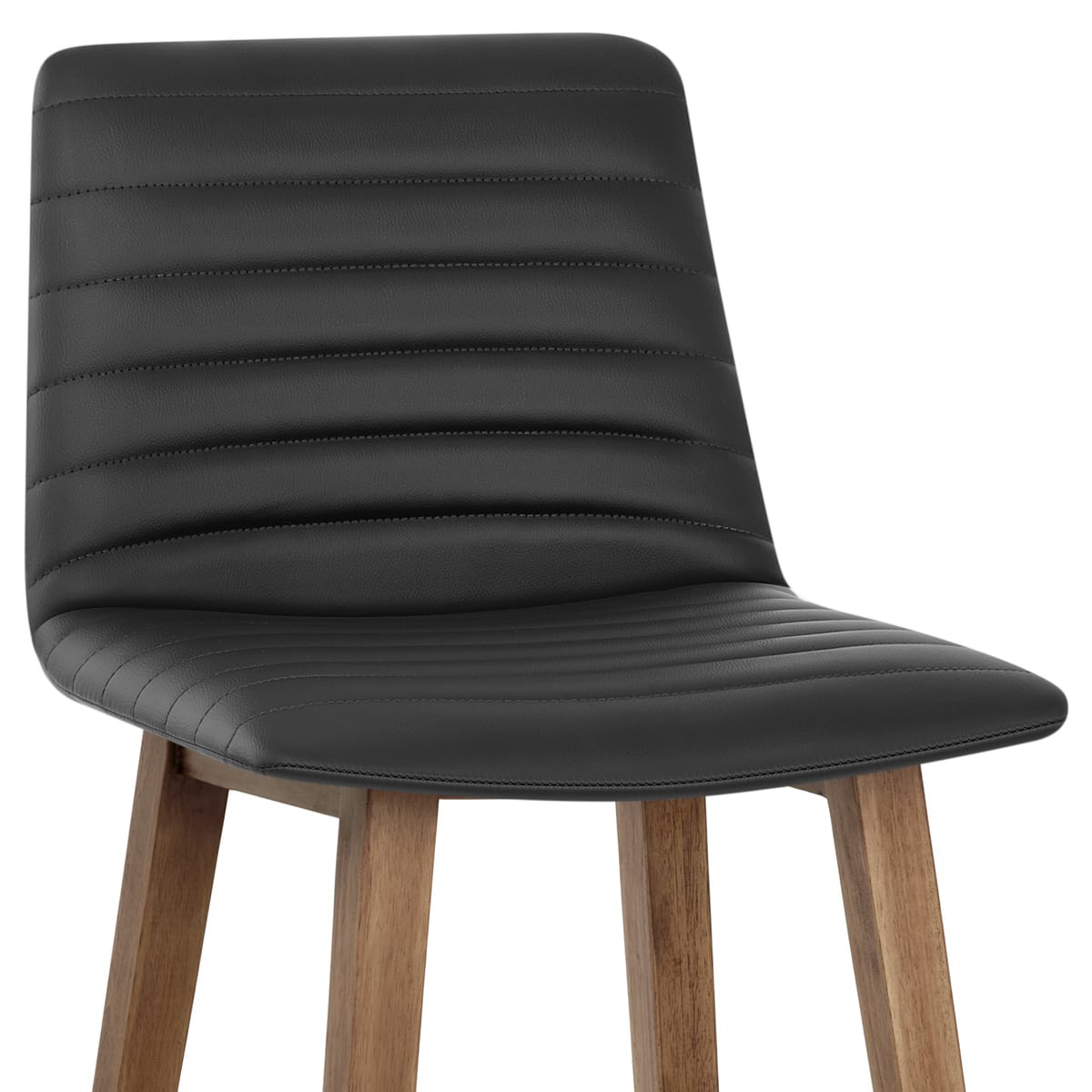 Sgabello Ecopelle Legno - Spritz Nero