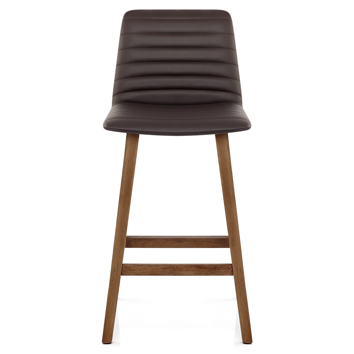 Sgabello Ecopelle Legno - Spritz Marrone