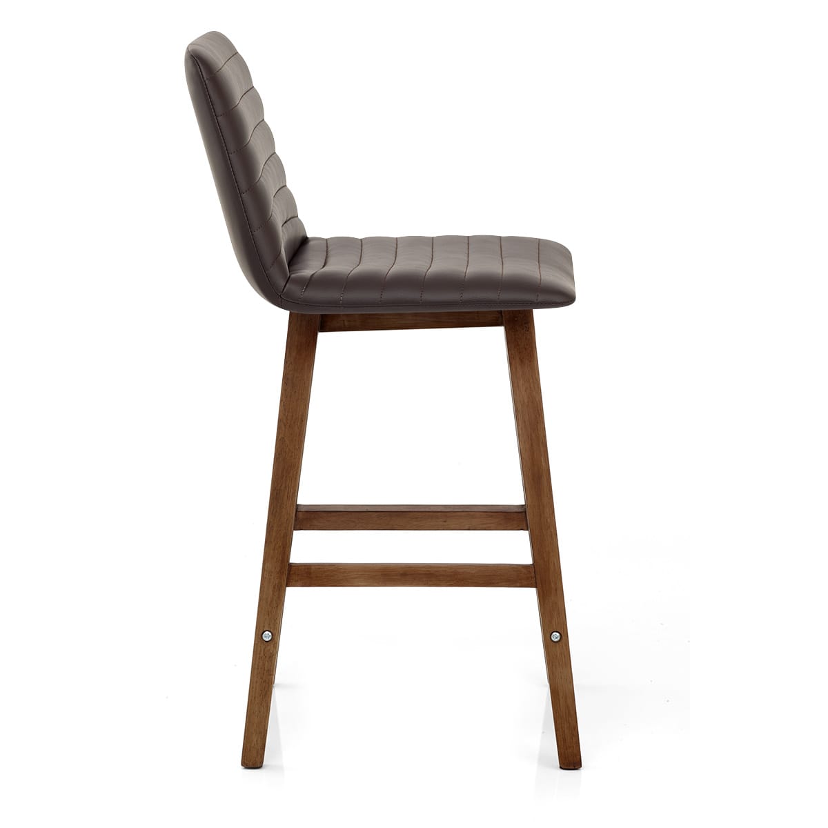 Sgabello Ecopelle Legno - Spritz Marrone