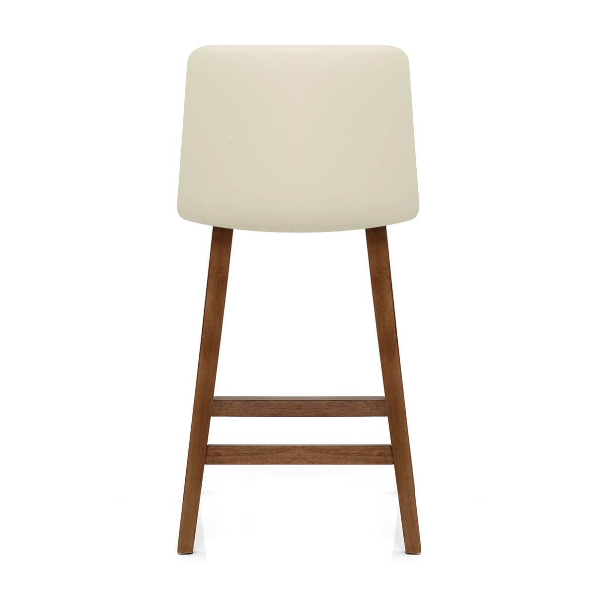 Sgabello Ecopelle Legno - Spritz Crema