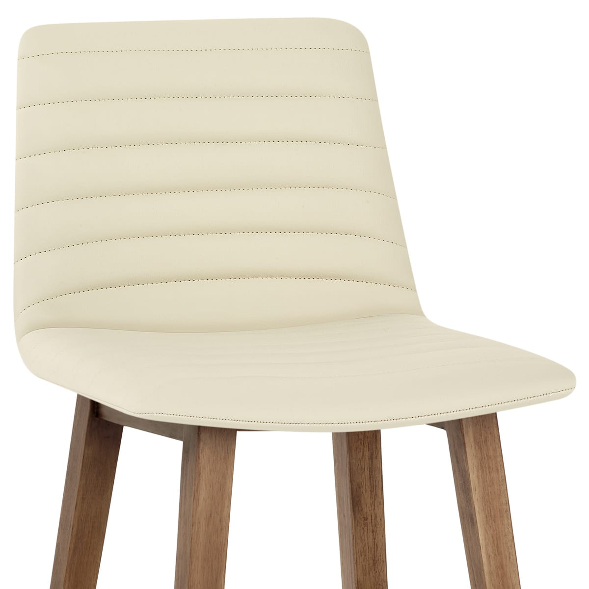Sgabello Ecopelle Legno - Spritz Crema