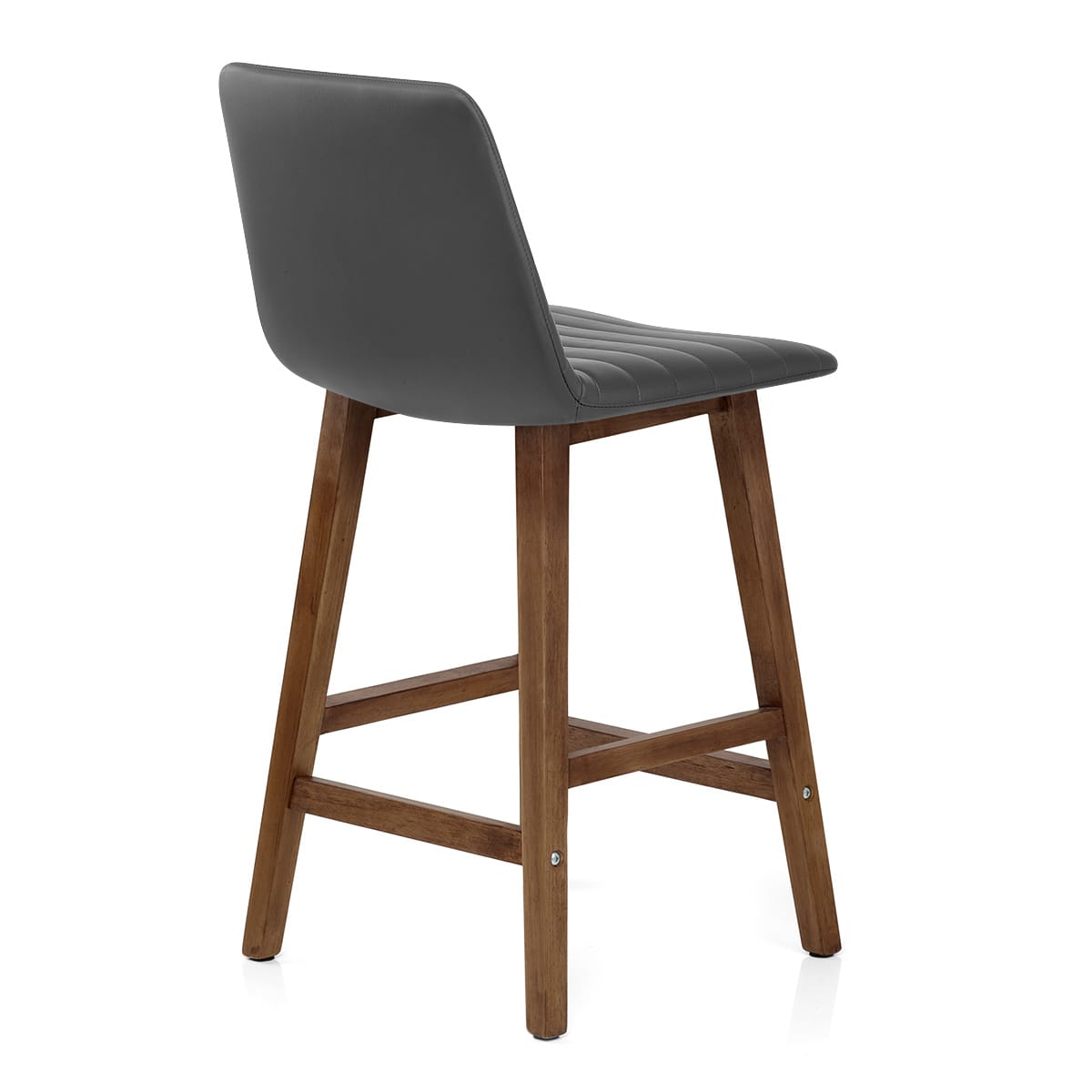 Sgabello Ecopelle Legno - Spritz Grigio