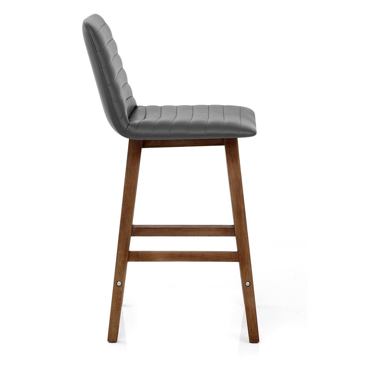 Sgabello Ecopelle Legno - Spritz Grigio