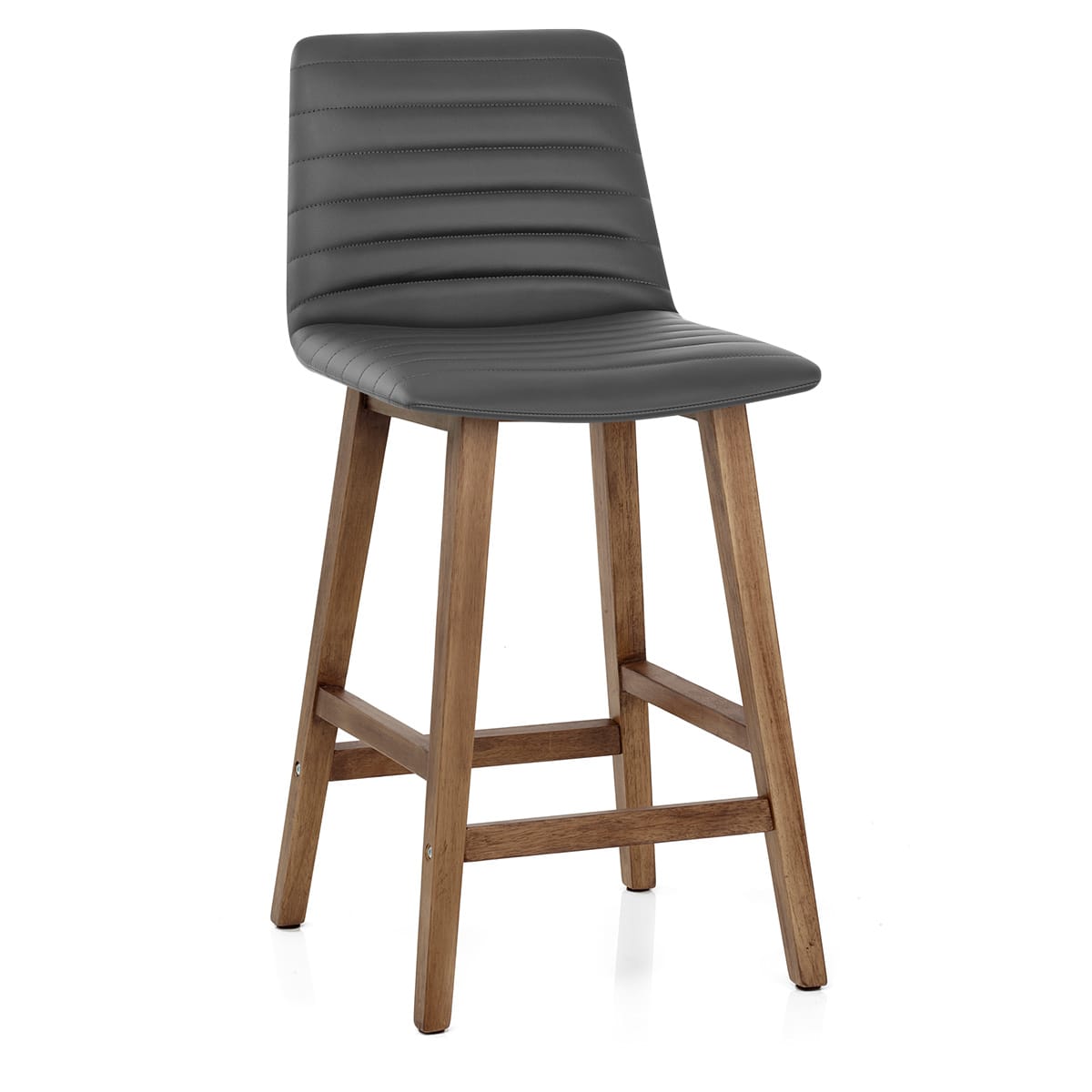 Sgabello Ecopelle Legno - Spritz Grigio
