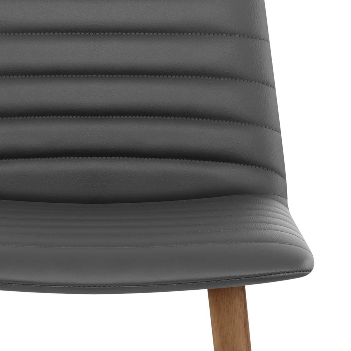 Sgabello Ecopelle Legno - Spritz Grigio
