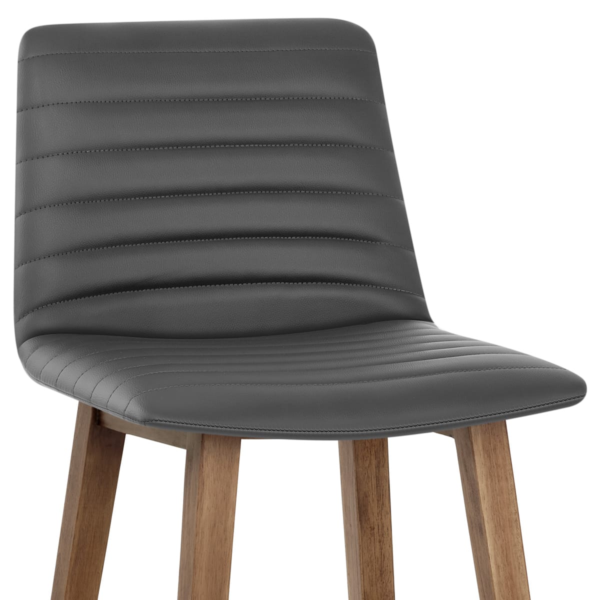 Sgabello Ecopelle Legno - Spritz Grigio
