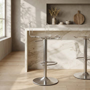 Sgabello Plastica Satinato - Stardust Trasparente
