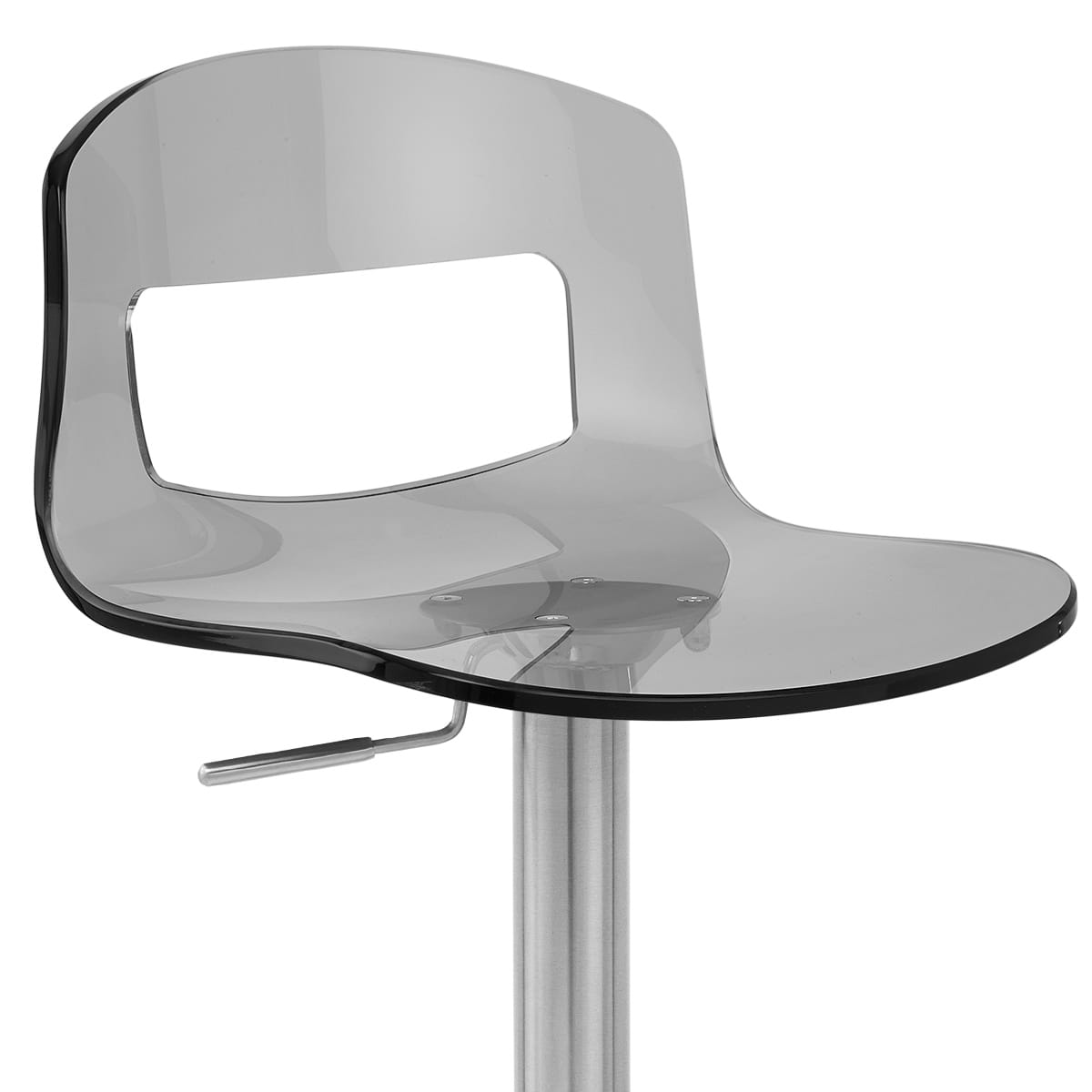 Sgabello Plastica Satinato - Stardust Grigio