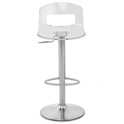 Sgabello Plastica Satinato - Stardust Trasparente