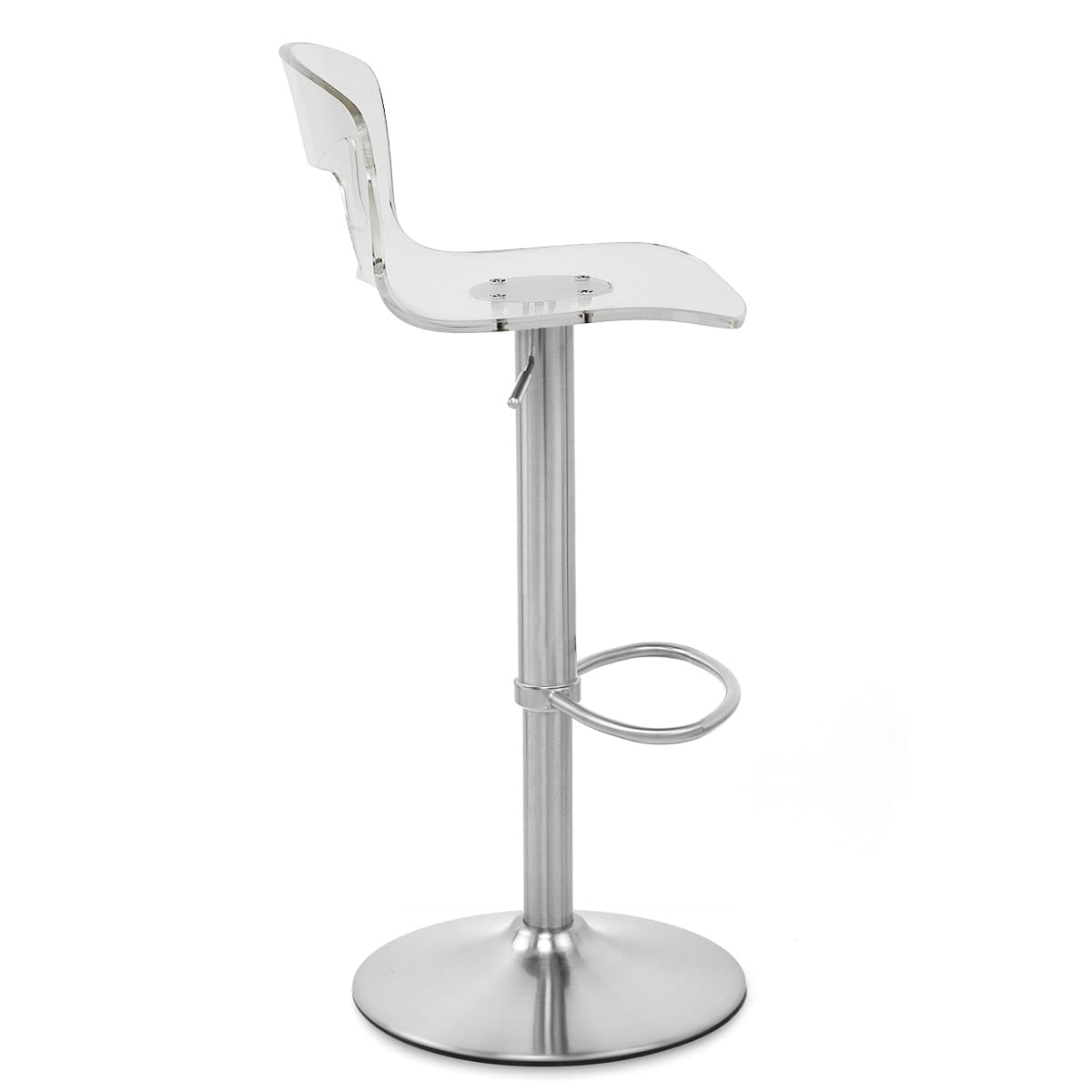 Sgabello Plastica Satinato - Stardust Trasparente