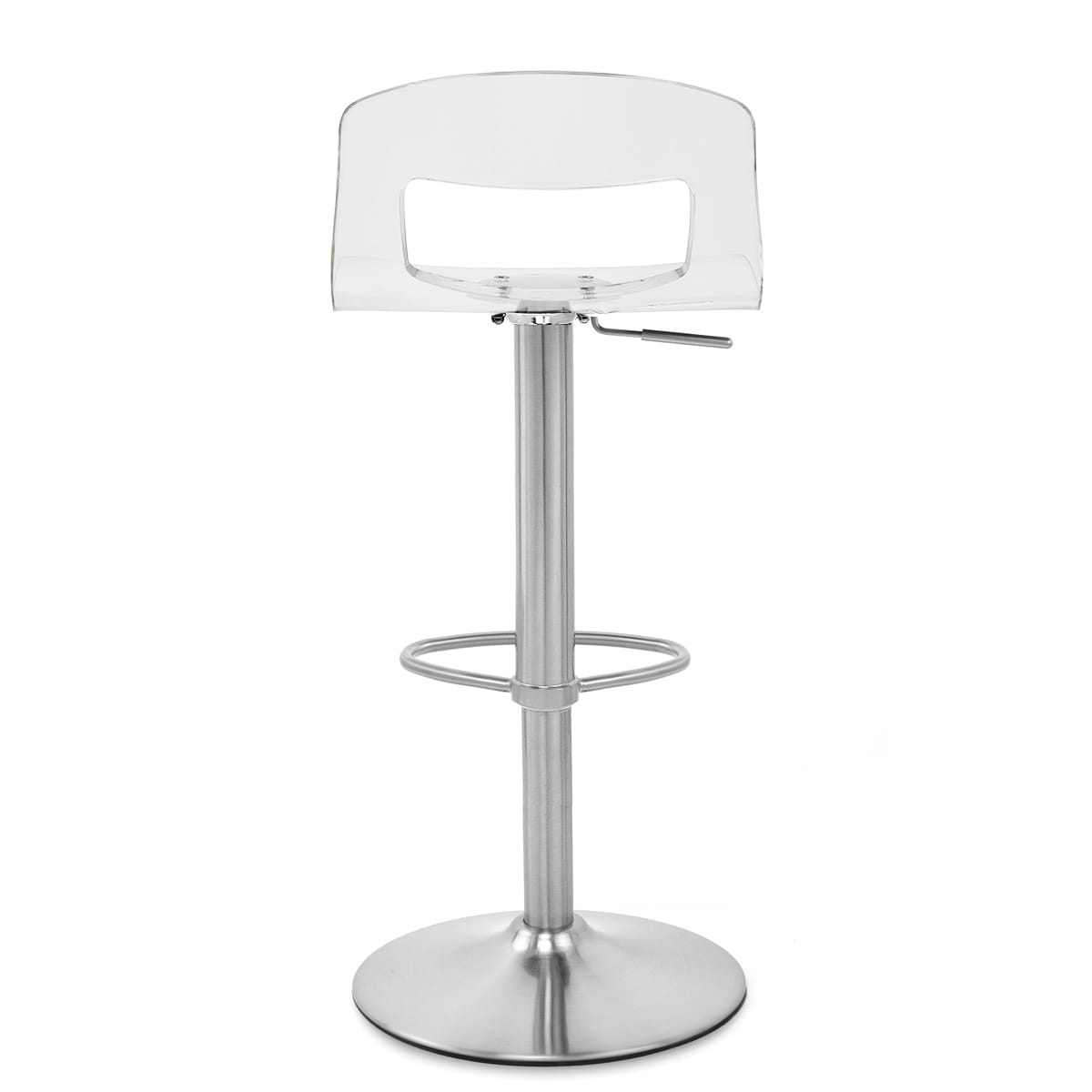 Sgabello Plastica Satinato - Stardust Trasparente