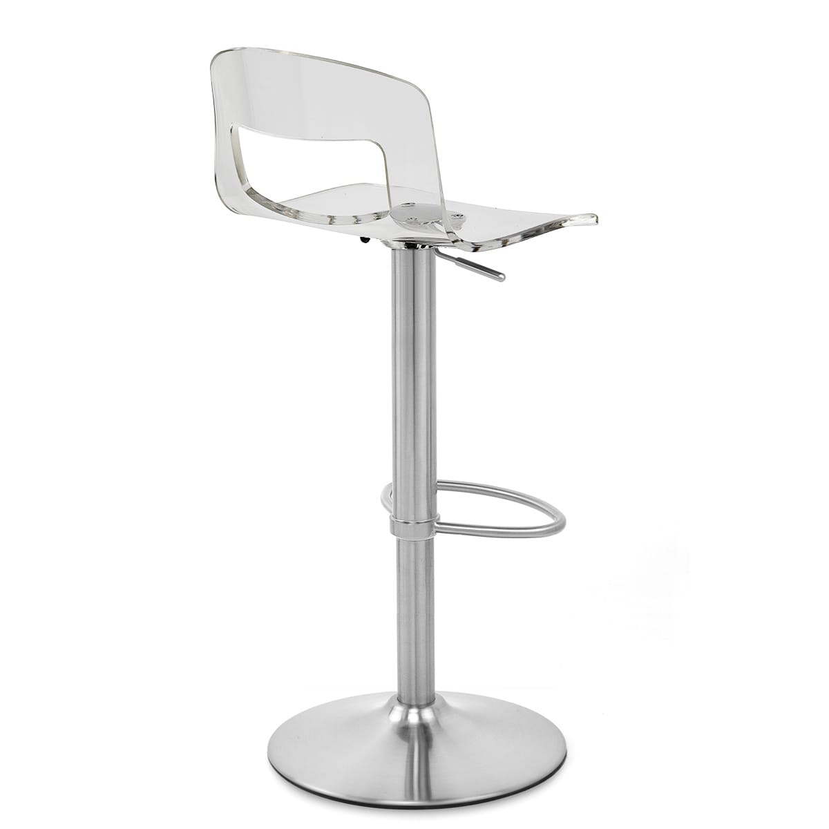 Sgabello Plastica Satinato - Stardust Trasparente