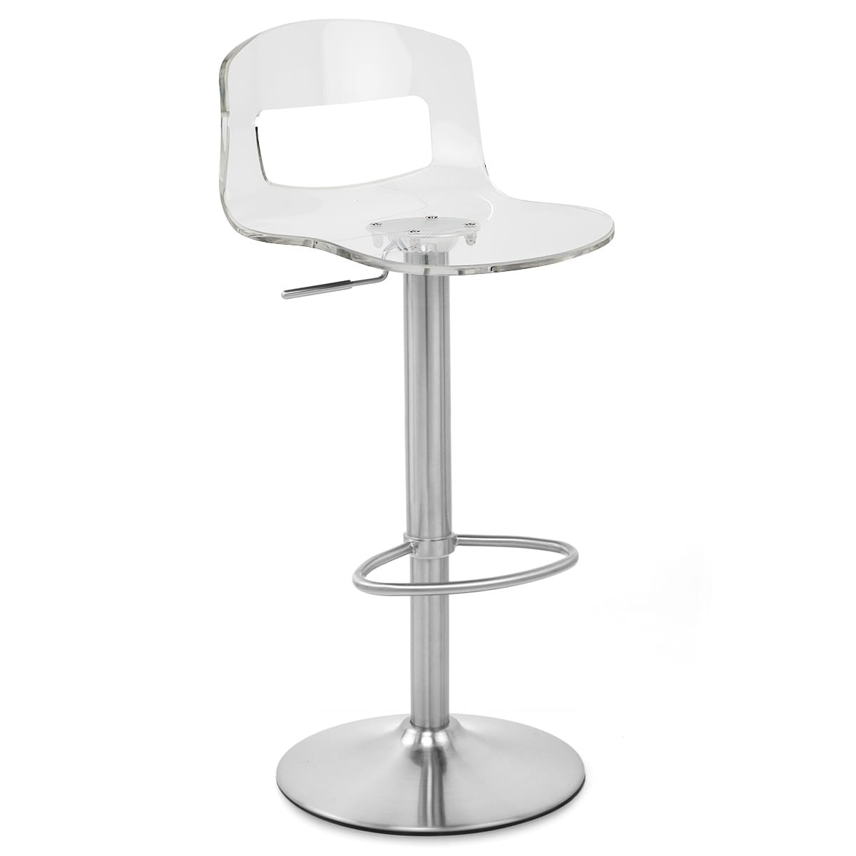 Sgabello Plastica Satinato - Stardust Trasparente