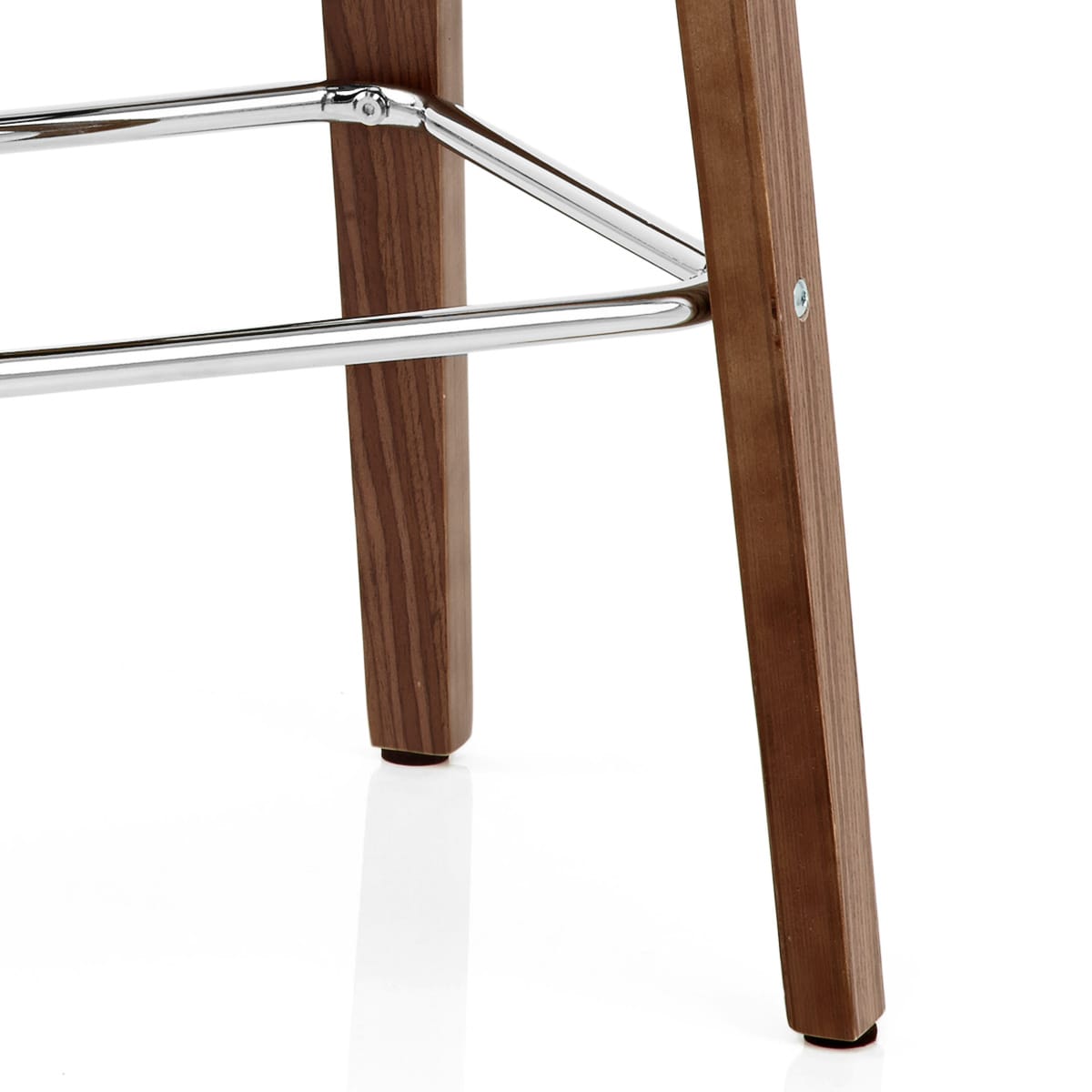Sgabello legno tessuto - Stockholm Crema